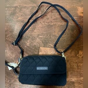 Vera Bradley Navy Quilted Crossbody Bag